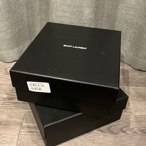 Saint Laurent shoes boxes. $15 each.